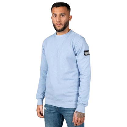 LEON CREWNECK SWEATSHIRT - BLUE