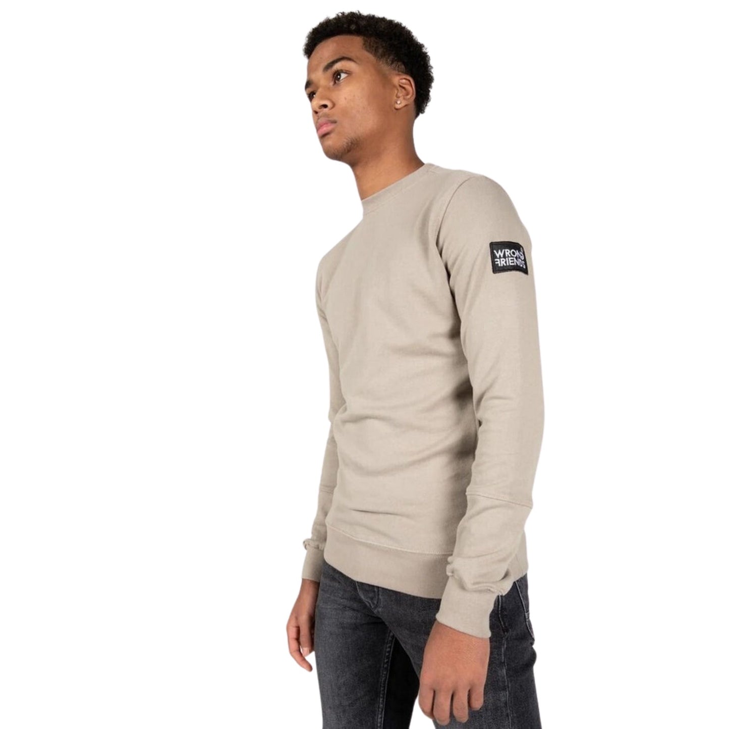 LEON CREWNECK SWEATSHIRT - TAUPE