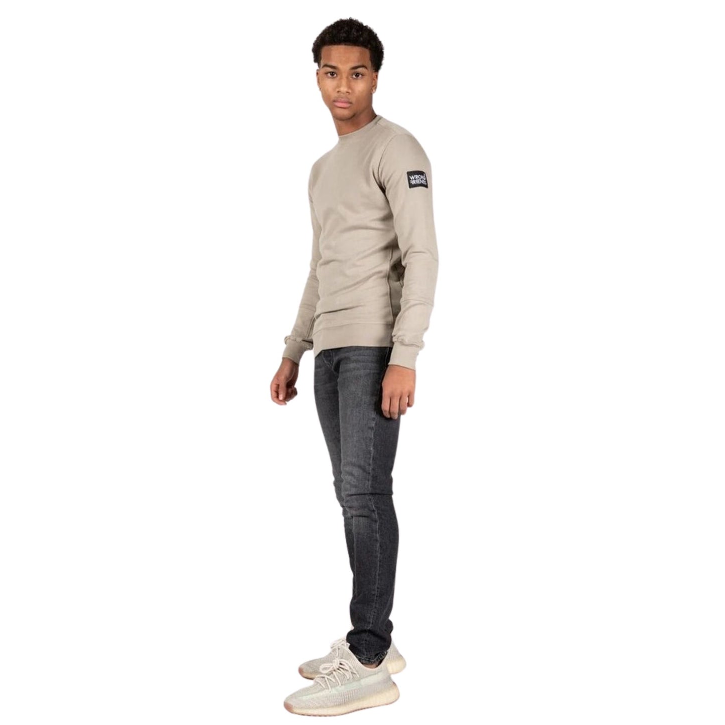 LEON CREWNECK SWEATSHIRT - TAUPE