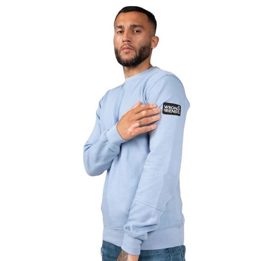 LEON CREWNECK SWEATSHIRT - BLUE