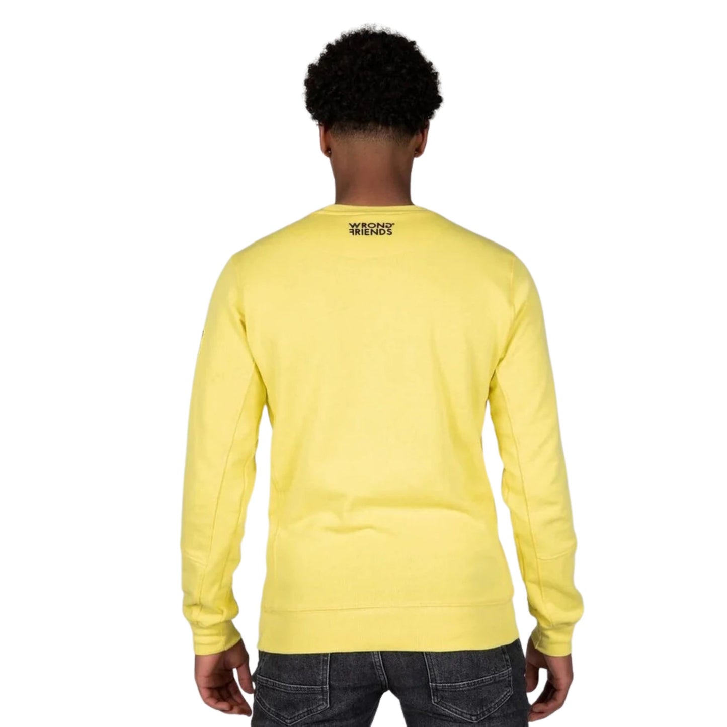 LEON CREWNECK SWEATSHIRT - YELLOW