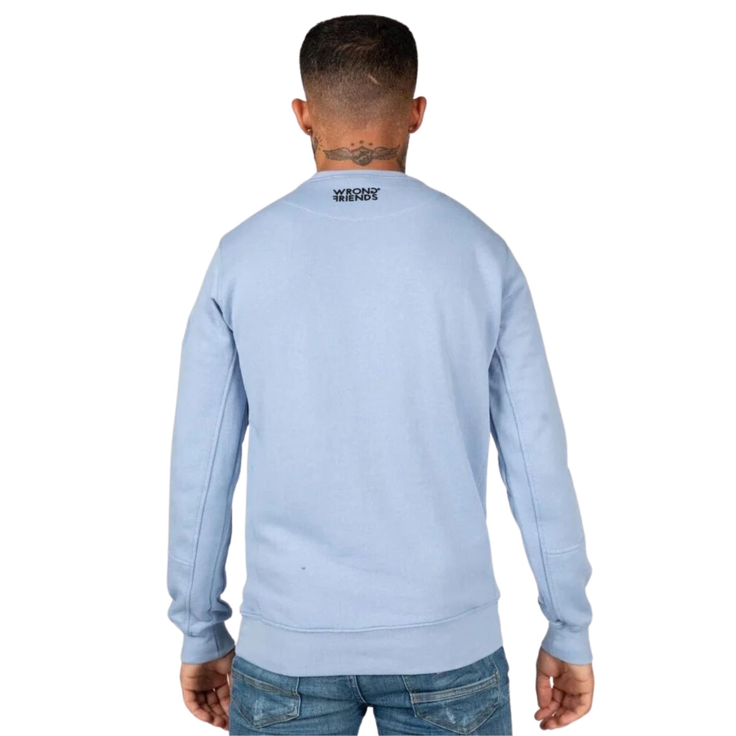 LEON CREWNECK SWEATSHIRT - BLUE