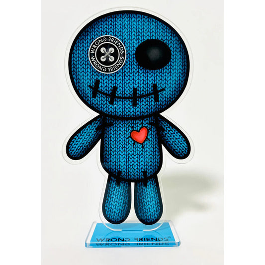 WRONG FRIENDS ACRYLIC VOODOO - 25cm POS-materiaal BLUE