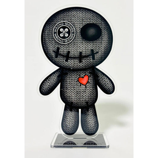 WRONG FRIENDS ACRYLIC VOODOO - 25cm POS-materiaal GREY