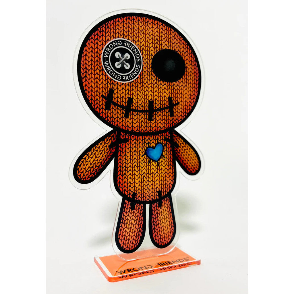 WRONG FRIENDS ACRYLIC VOODOO - 25cm POS-materiaal ORANGE