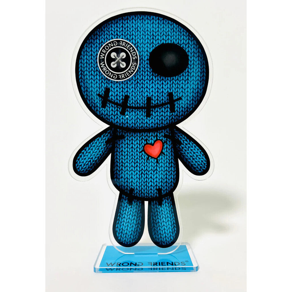 WRONG FRIENDS ACRYLIC VOODOO - 50cm POS-materiaal BLUE