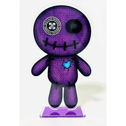 WRONG FRIENDS ACRYLIC VOODOO - 50cm POS-materiaal PURPLE