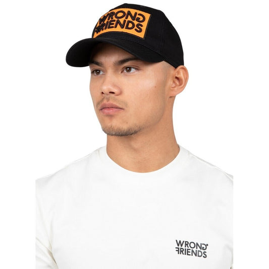 WRONG FRIENDS BARCELONA CAP CAPS BLACK/ORANGE