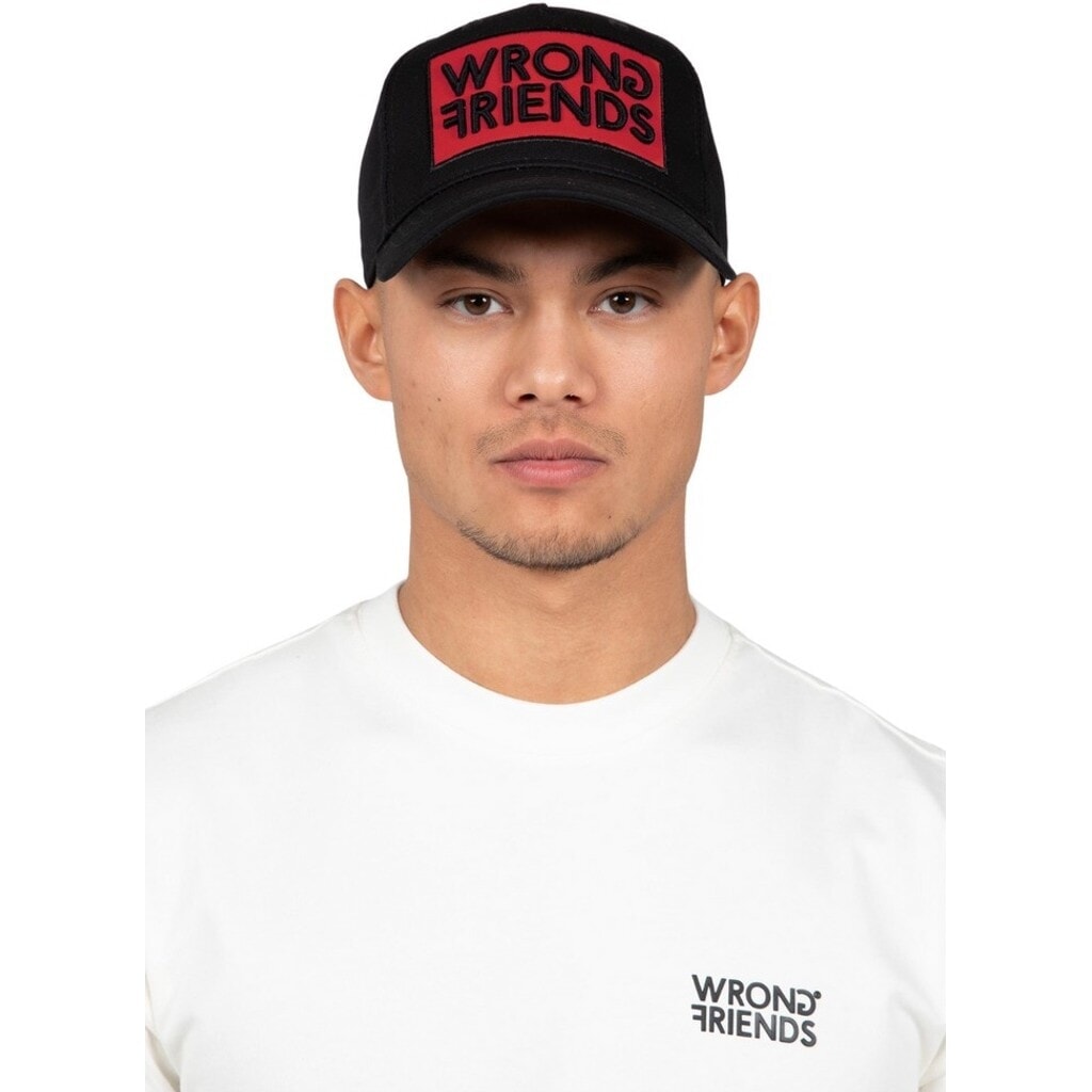 WRONG FRIENDS BARCELONA CAP CAPS BLACK/RED