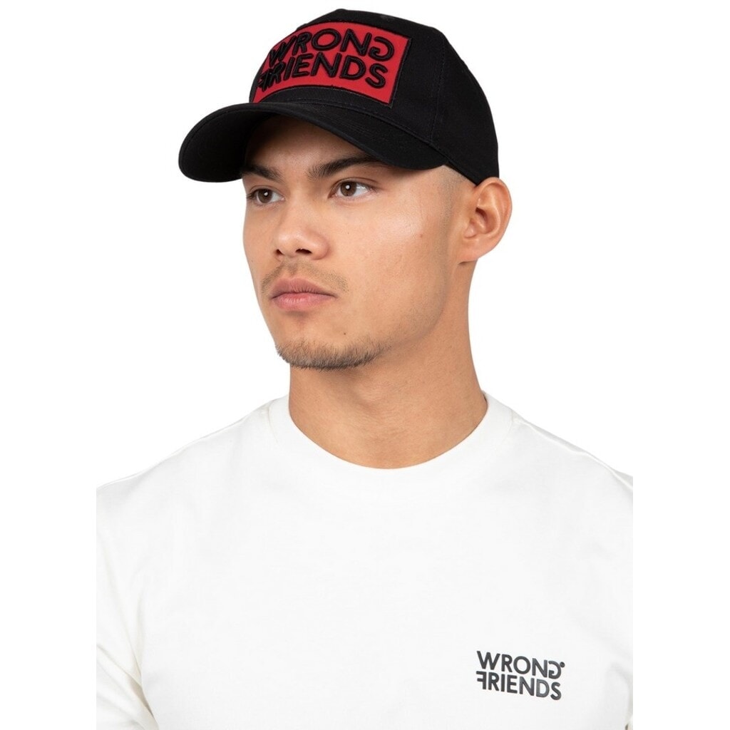 WRONG FRIENDS BARCELONA CAP CAPS BLACK/RED