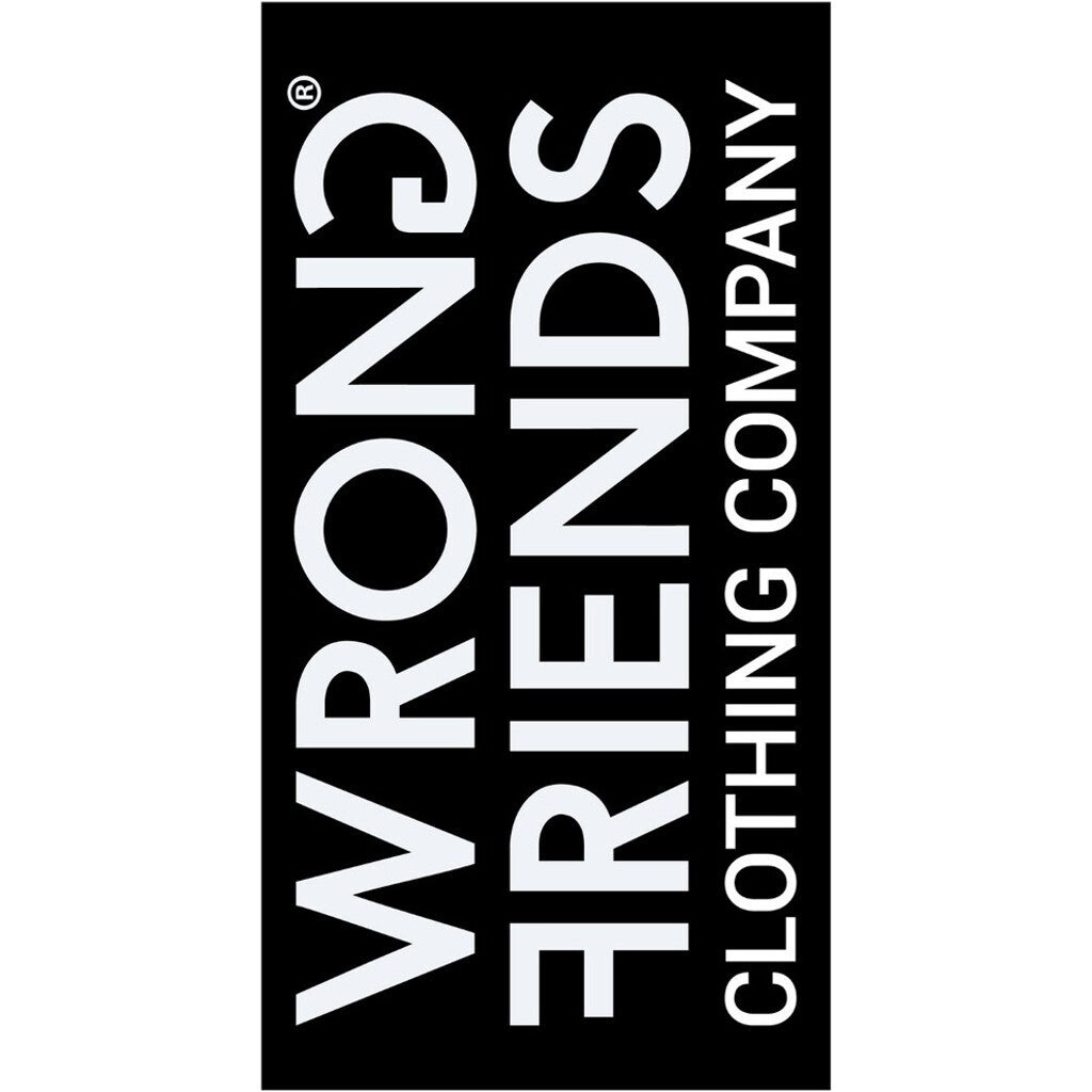 WRONG FRIENDS CLASSIC BEACH TOWEL ACCESSOIRES BLACK/WHITE