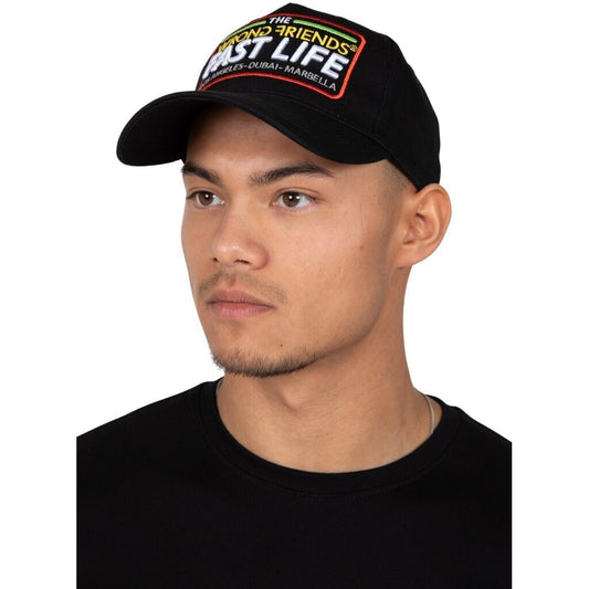 WRONG FRIENDS FAST LIFE CAP CAPS BLACK