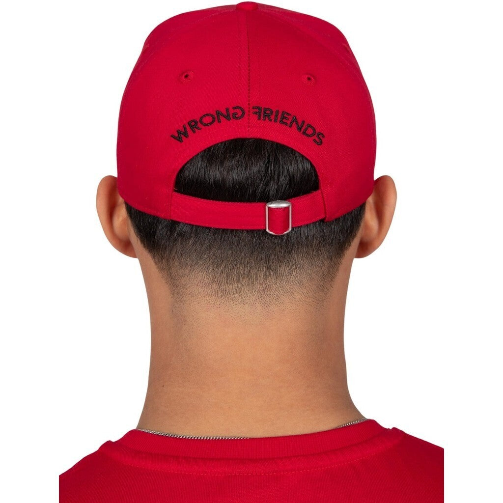 WRONG FRIENDS FAST LIFE CAP CAPS RED