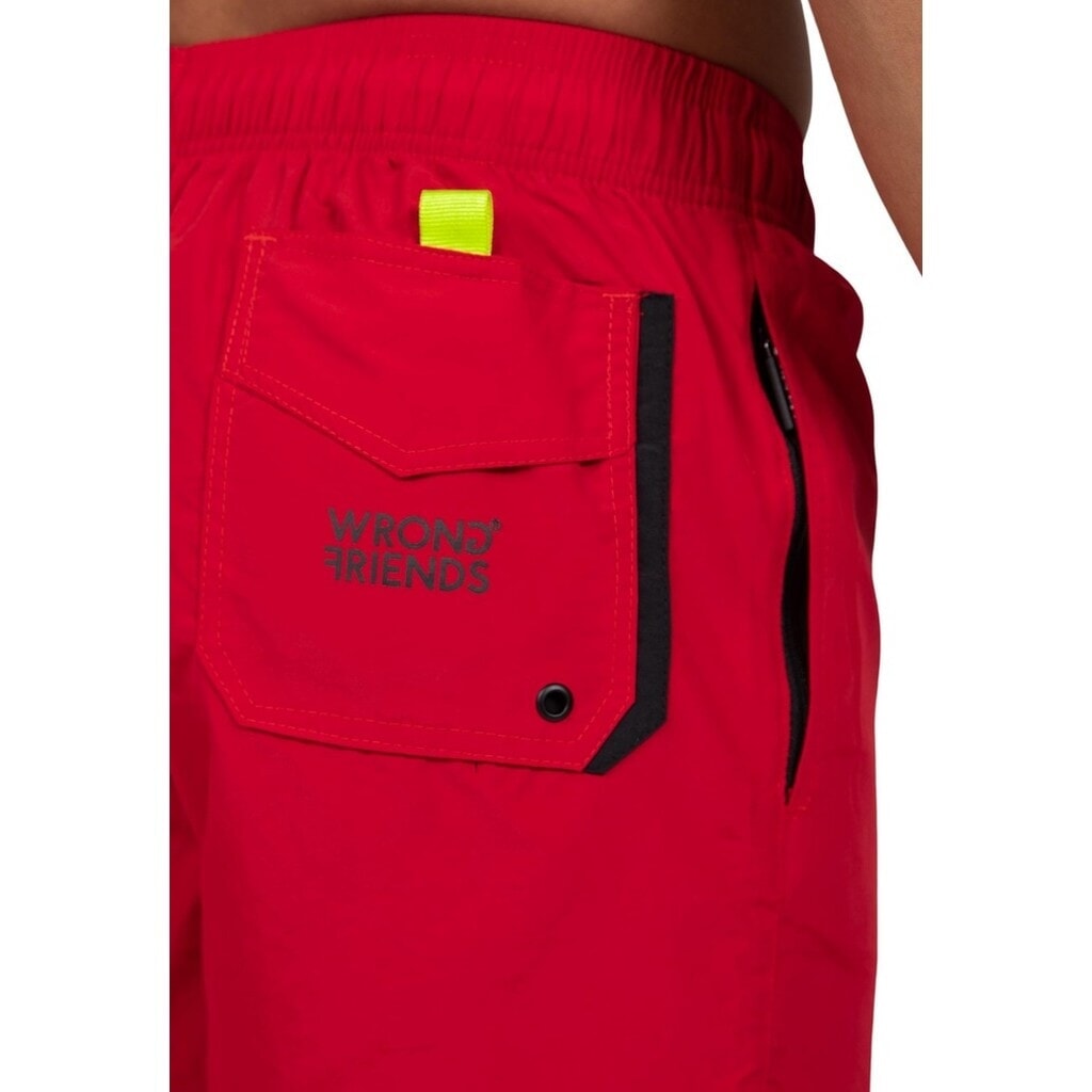 WRONG FRIENDS FAST LIFE SHORTS SHORTS RED