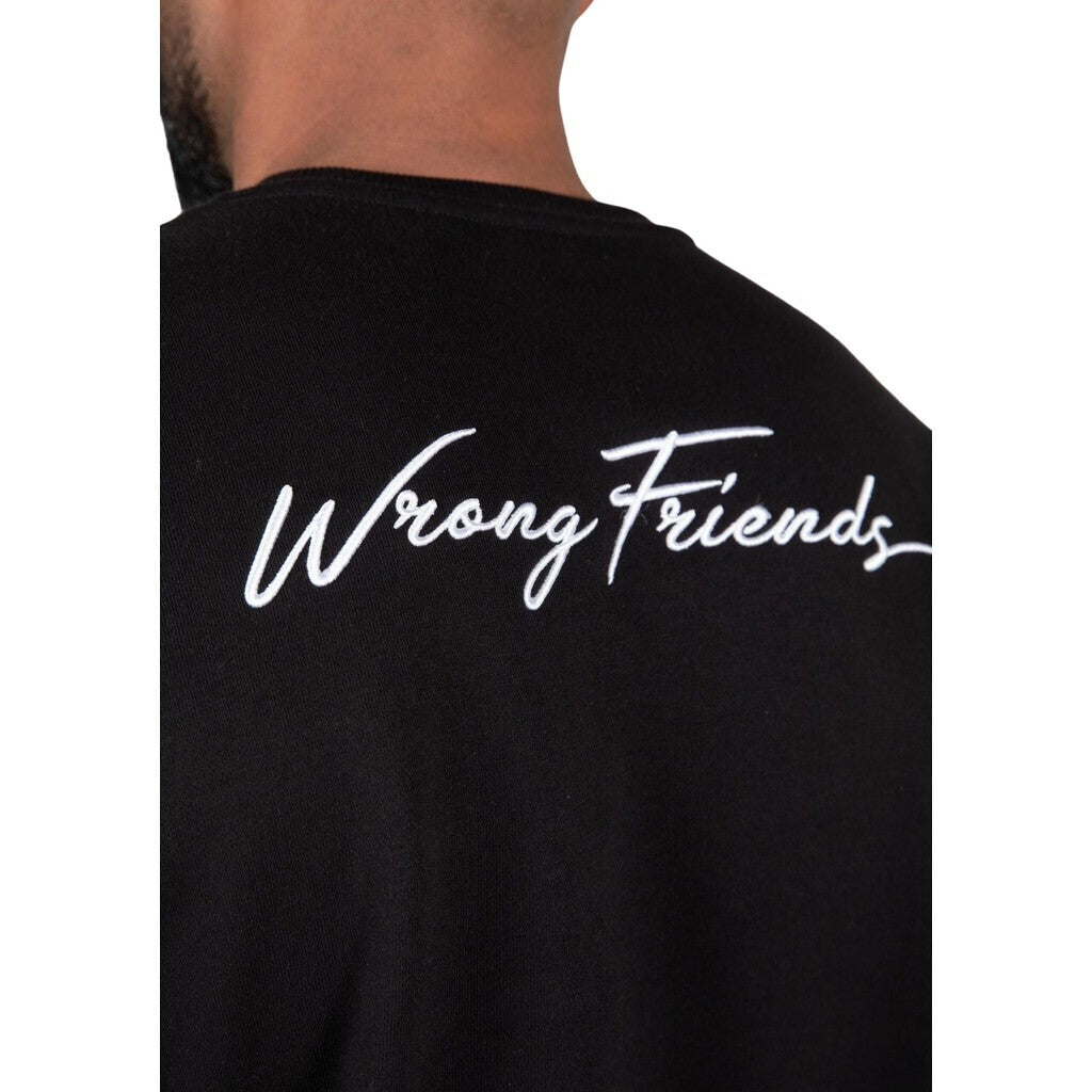 WRONG FRIENDS GRANADA CREWNECK SWEATSHIRT SWEATERS BLACK