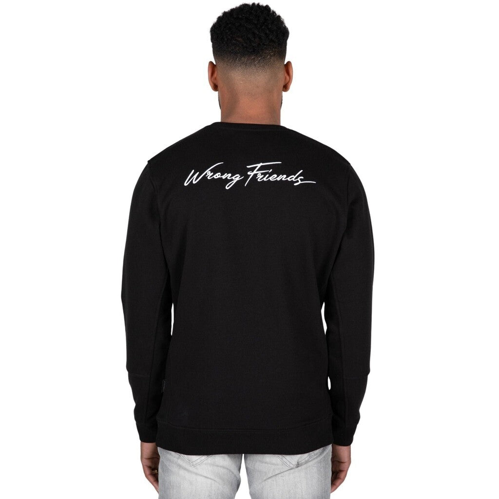 WRONG FRIENDS GRANADA CREWNECK SWEATSHIRT SWEATERS BLACK