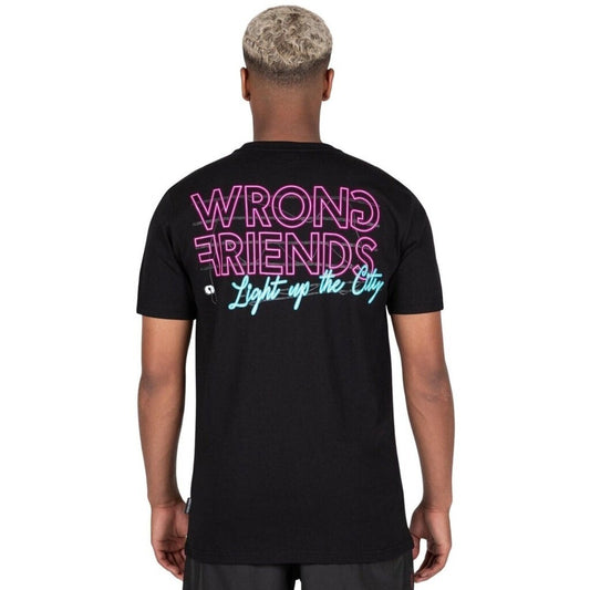 WRONG FRIENDS LIGHT UP THE CITY T-SHIRT T-SHIRTS BLACK