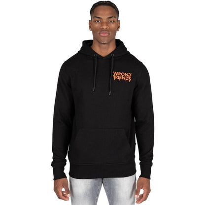 WRONG FRIENDS LUCCA HOODIE HOODIES BLACK/ORANGE