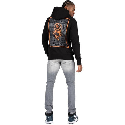 WRONG FRIENDS LUCCA HOODIE HOODIES BLACK/ORANGE