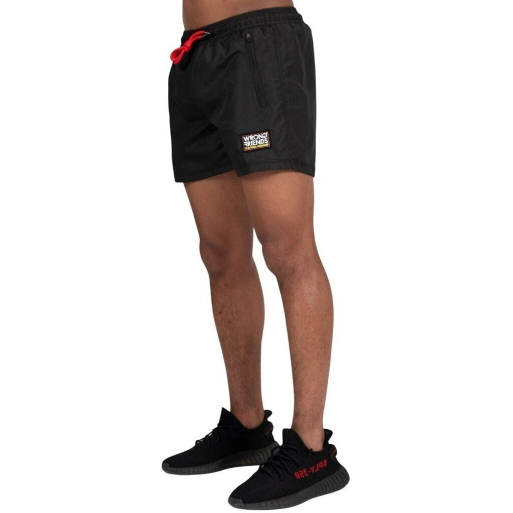 WRONG FRIENDS LUGO (SWIM) SHORTS SHORTS BLACK