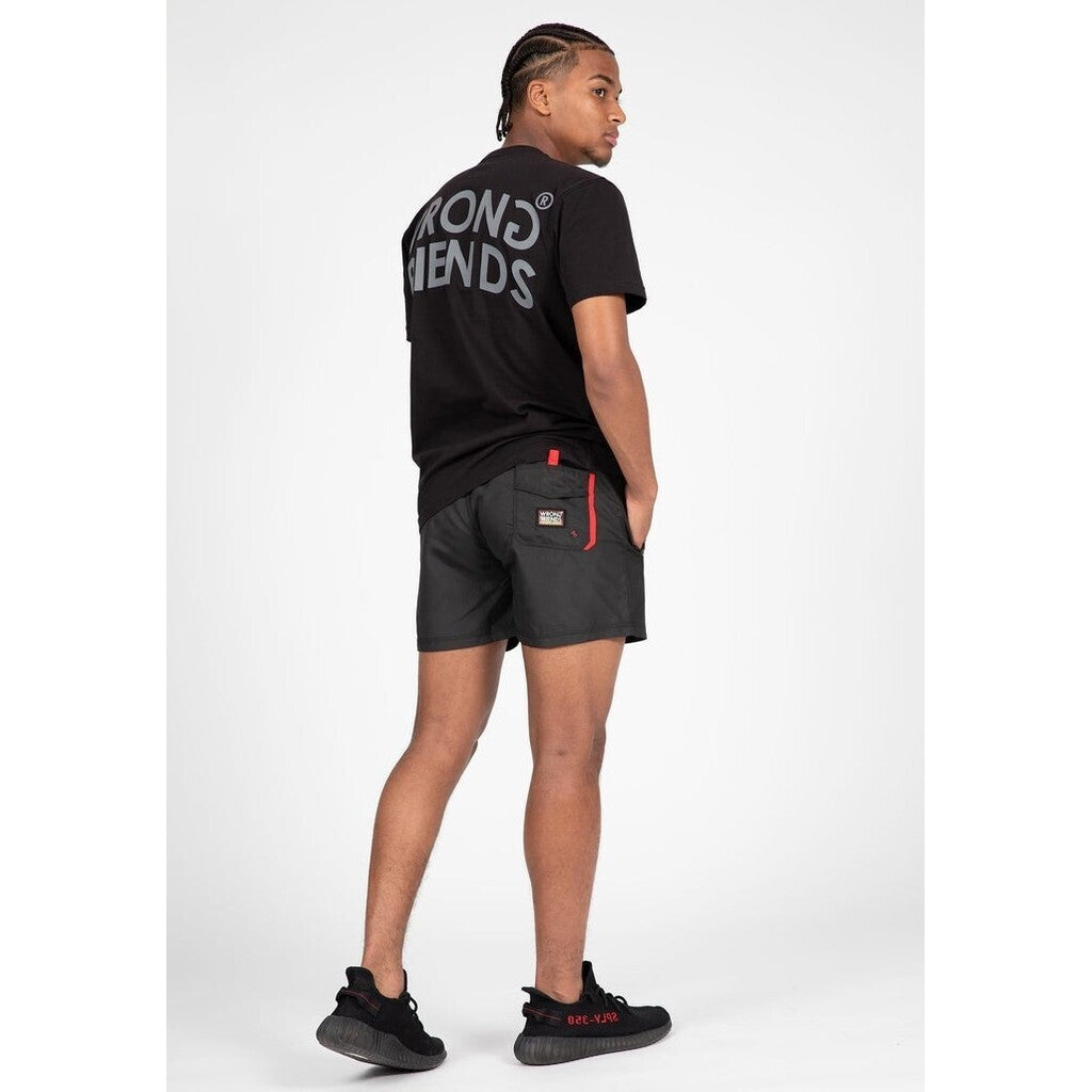 WRONG FRIENDS LUGO (SWIM) SHORTS SHORTS BLACK