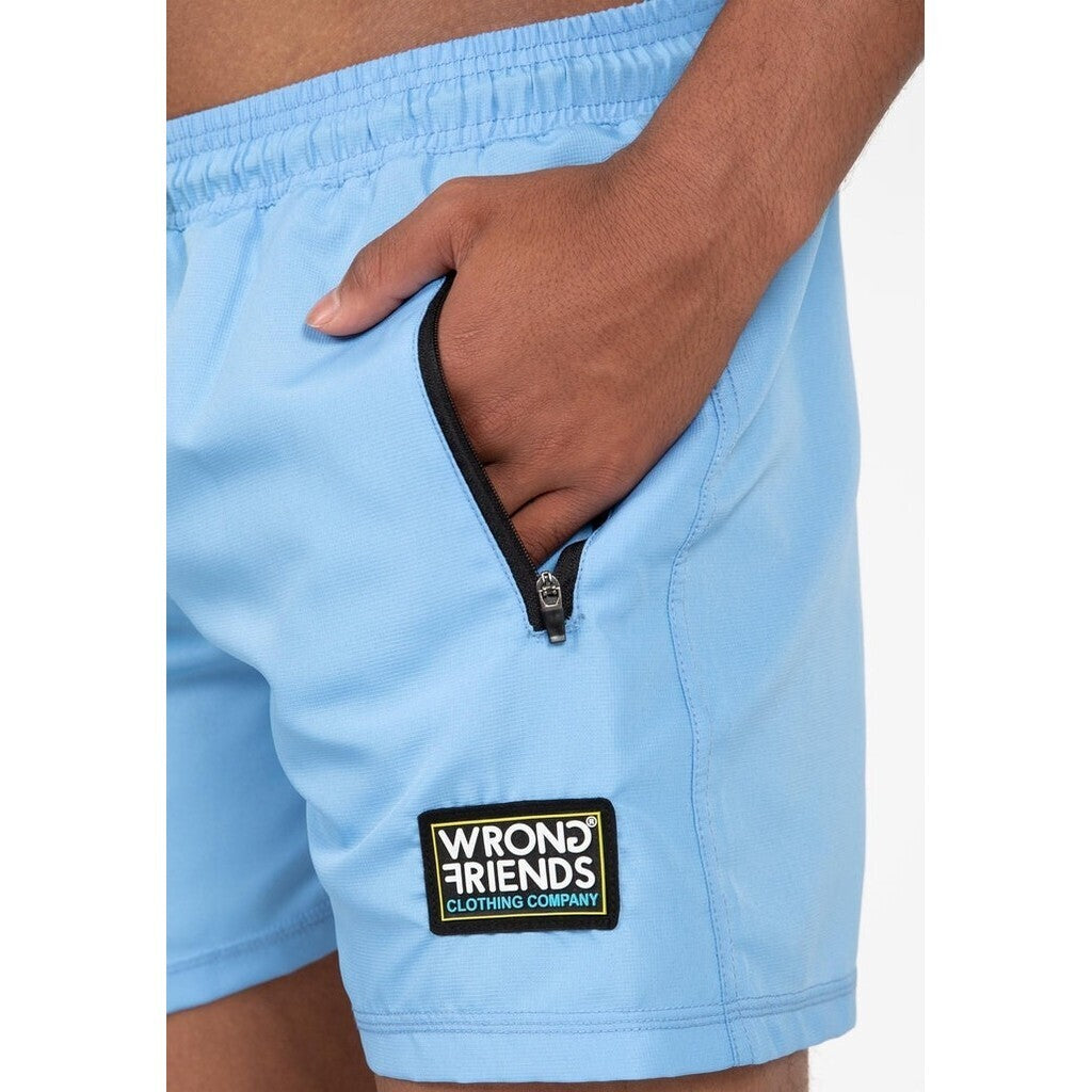 WRONG FRIENDS LUGO (SWIM) SHORTS SHORTS LIGHT BLUE