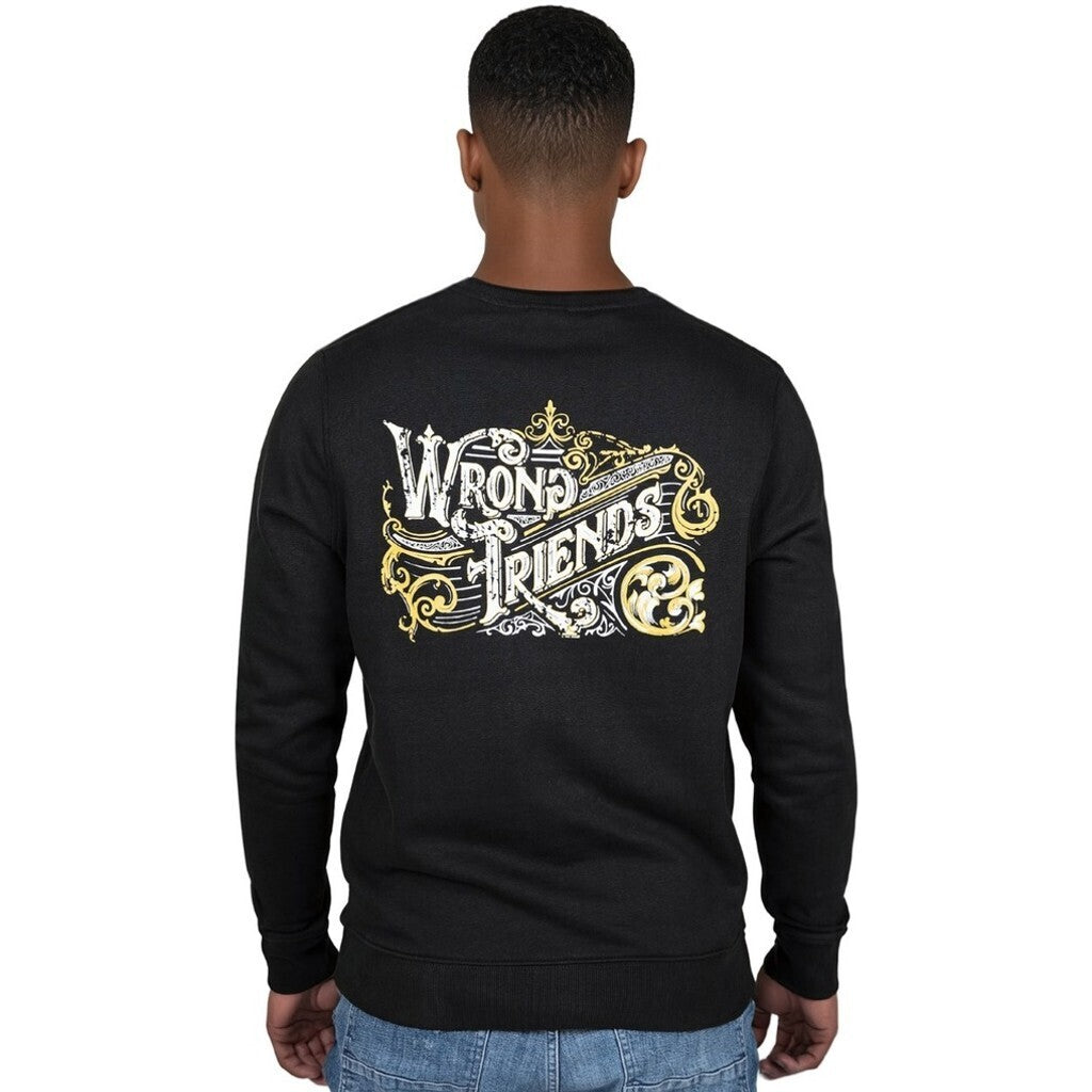 WRONG FRIENDS LUXOR SWEATER SWEATERS BLACK