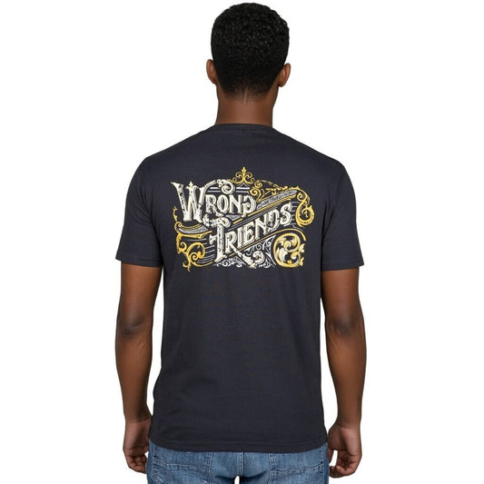 WRONG FRIENDS LUXOR T-SHIRT T-SHIRTS ANTHRACITE