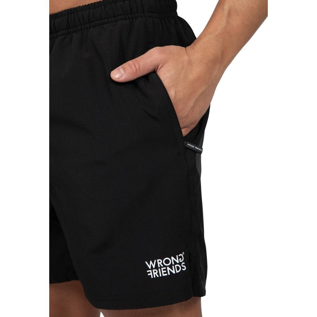 WRONG FRIENDS MESSINA (SWIM) SHORTS SHORTS BLACK