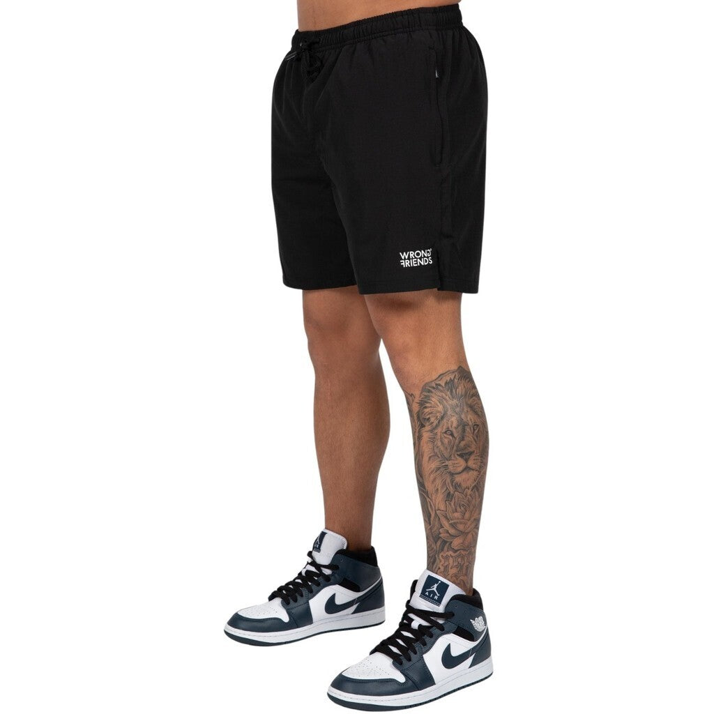 WRONG FRIENDS MESSINA (SWIM) SHORTS SHORTS BLACK