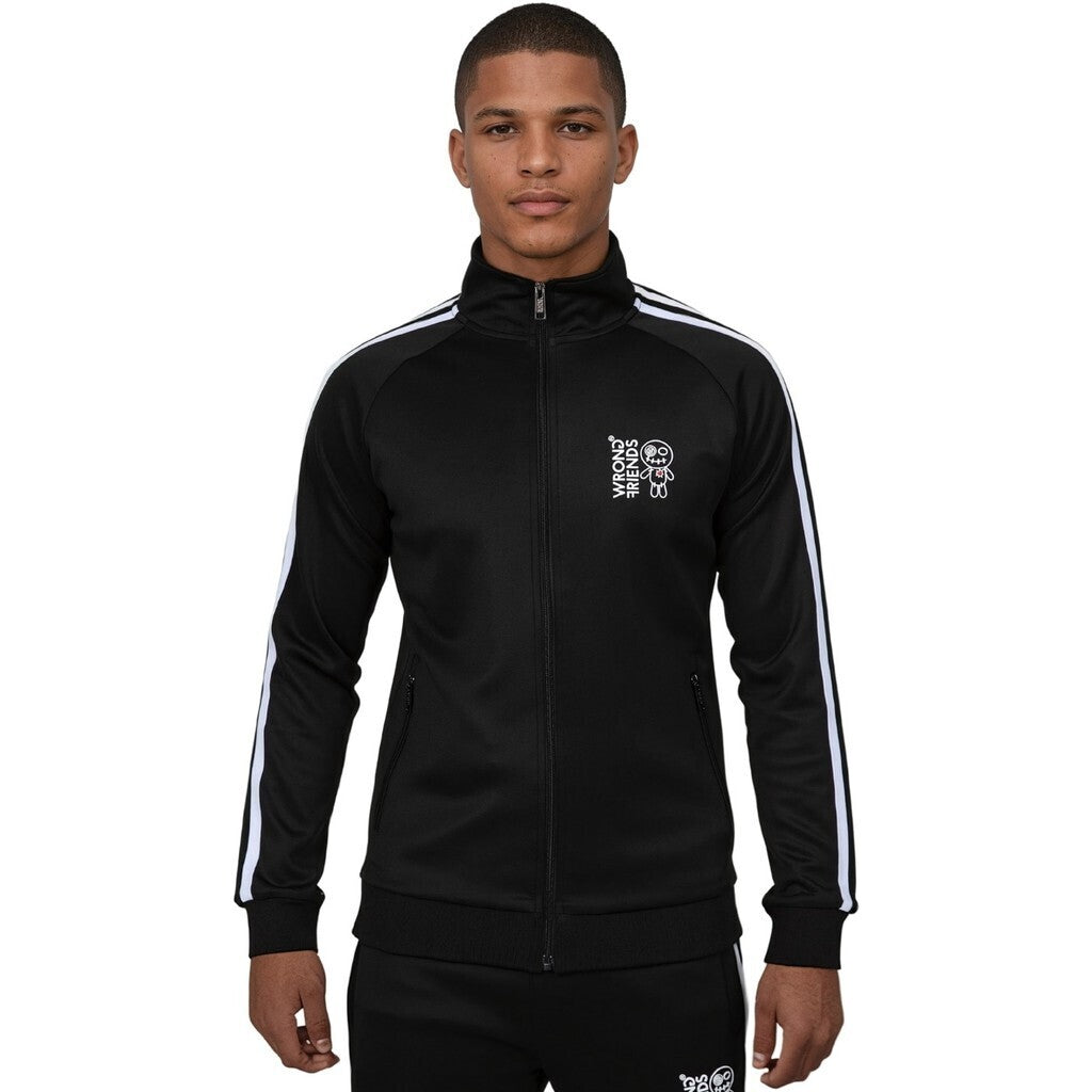 WRONG FRIENDS MILAZZO TRACK JACKET JACKETS BLACK