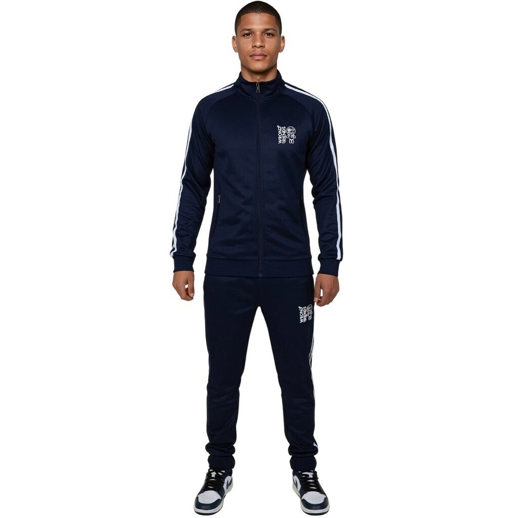 WRONG FRIENDS MILAZZO TRACK JACKET JACKETS NAVY