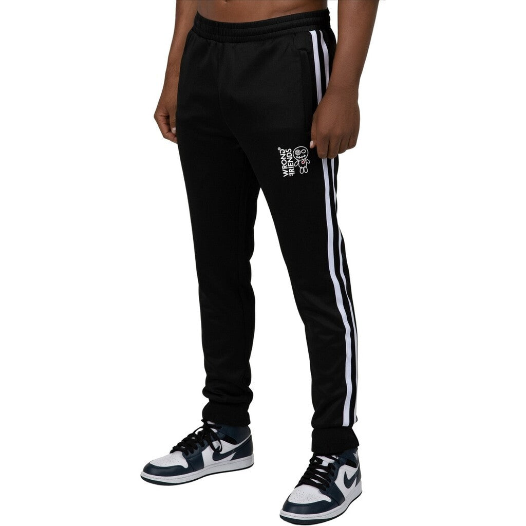 WRONG FRIENDS MILAZZO TRACK PANTS TRACKSUITS BLACK