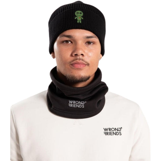 WRONG FRIENDS NECK WARMER ACCESSOIRES BLACK