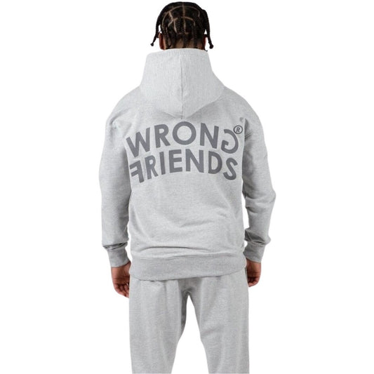 WRONG FRIENDS ORLANDO OVERSIZED HOODIE HOODIES GREY