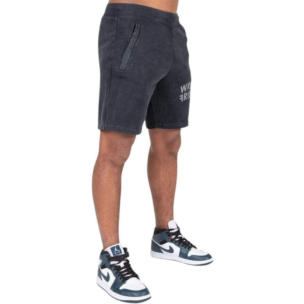 WRONG FRIENDS ORLANDO SHORTS SHORTS DARK WASHED GREY