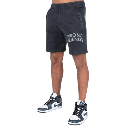 WRONG FRIENDS ORLANDO SHORTS SHORTS DARK WASHED GREY