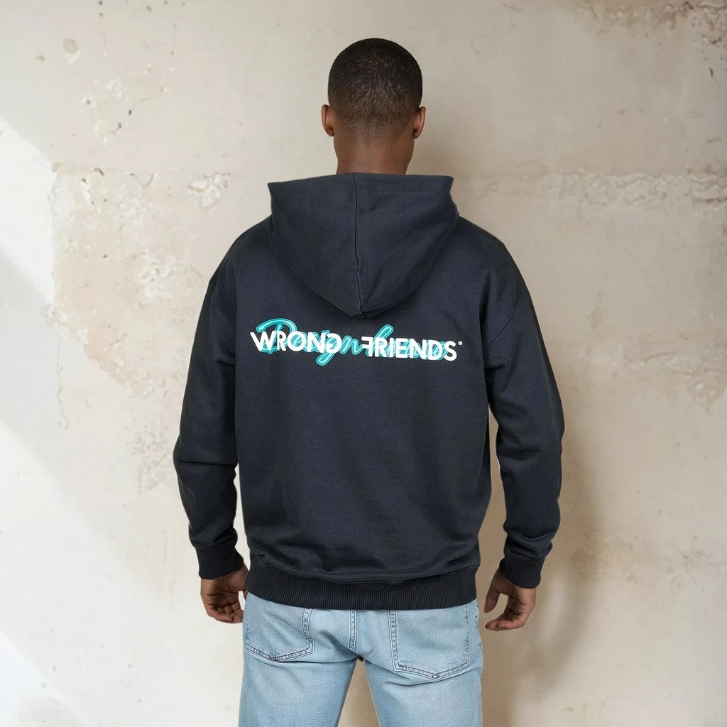 WRONG FRIENDS PILSEN HOODIE HOODIES ANTHRACITE