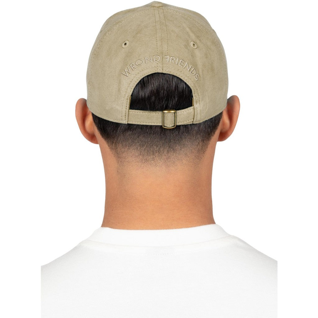 WRONG FRIENDS SACRAMENTO SUEDE CAP CAPS BEIGE