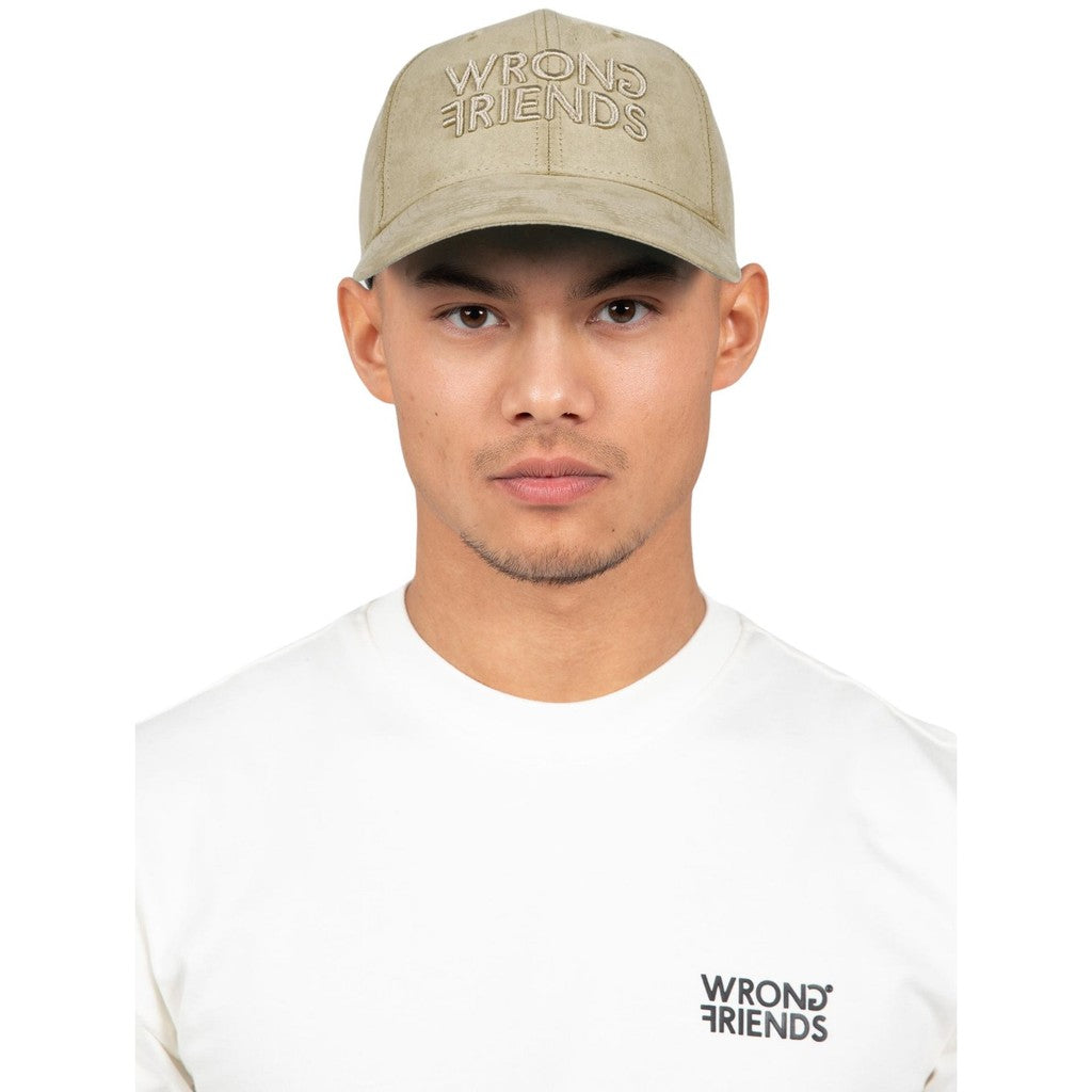 WRONG FRIENDS SACRAMENTO SUEDE CAP CAPS BEIGE