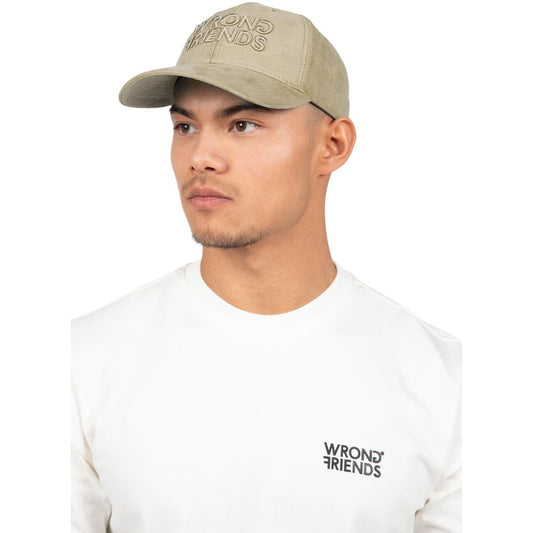 WRONG FRIENDS SACRAMENTO SUEDE CAP CAPS BEIGE