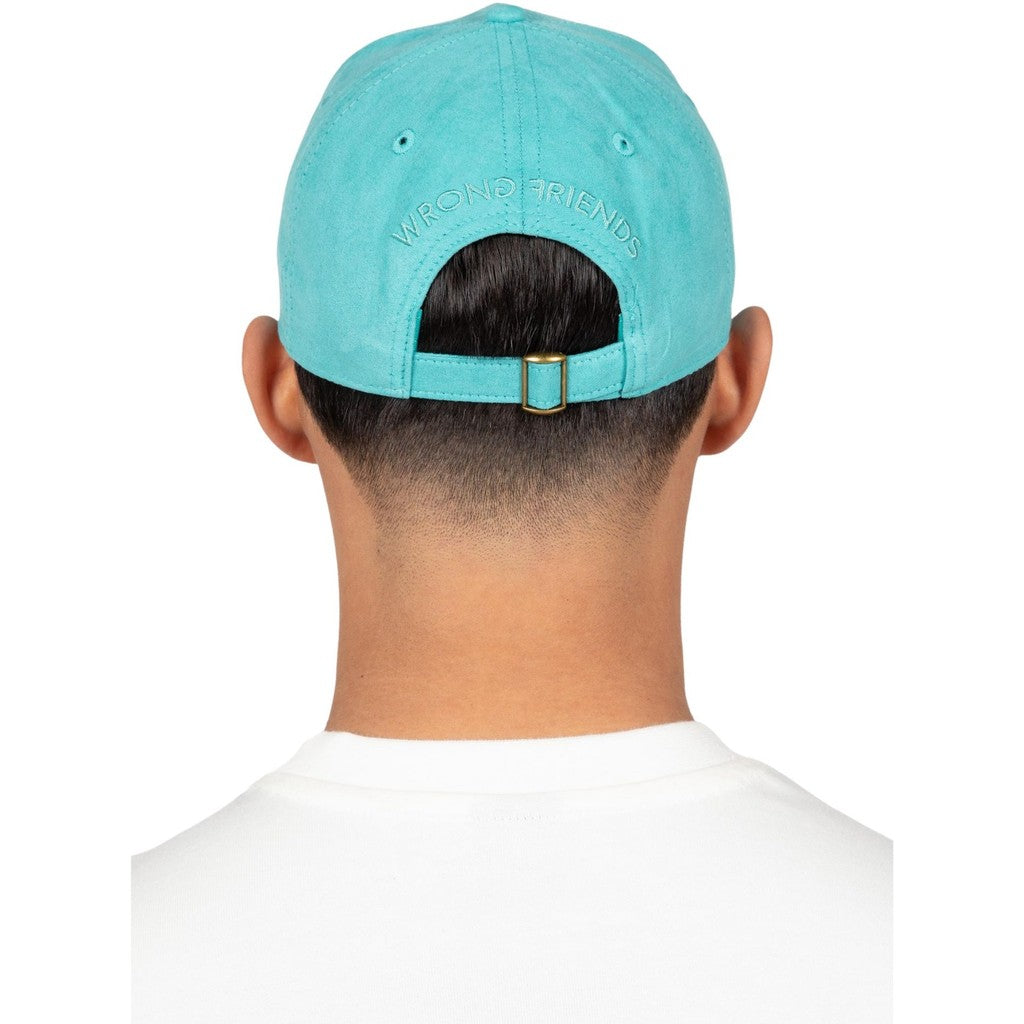 WRONG FRIENDS SACRAMENTO SUEDE CAP CAPS LIGHT BLUE