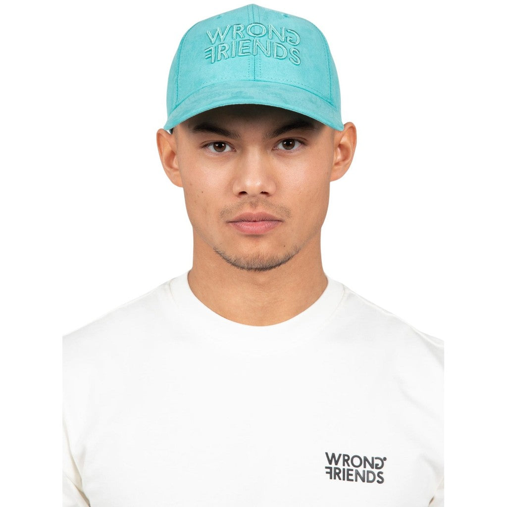 WRONG FRIENDS SACRAMENTO SUEDE CAP CAPS LIGHT BLUE