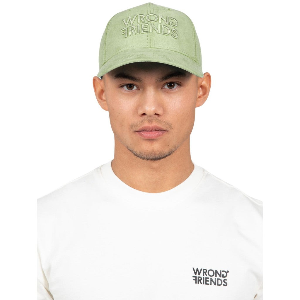 WRONG FRIENDS SACRAMENTO SUEDE CAP CAPS LIGHT GREEN