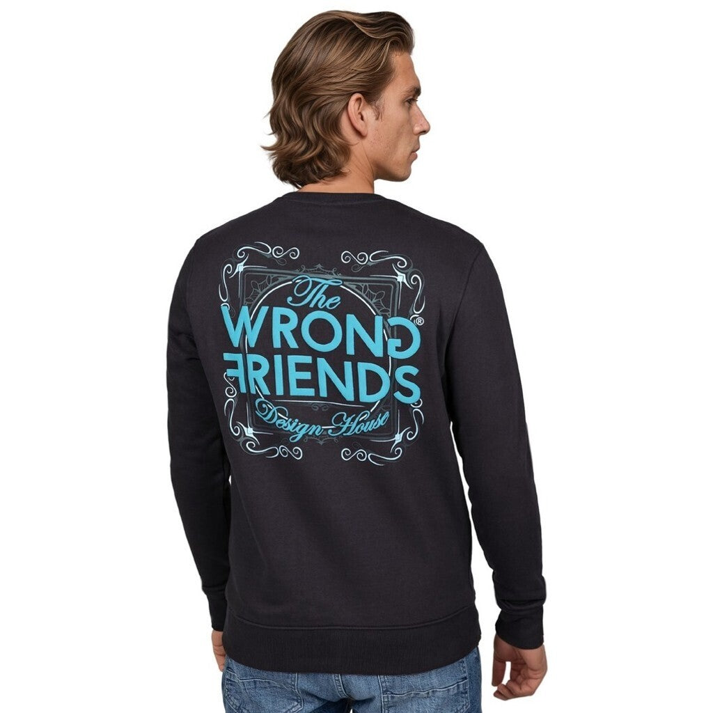 WRONG FRIENDS VARNA SWEATER SWEATERS BLACK