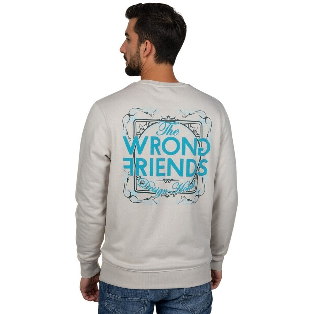 WRONG FRIENDS VARNA SWEATER SWEATERS LIGHT GREY