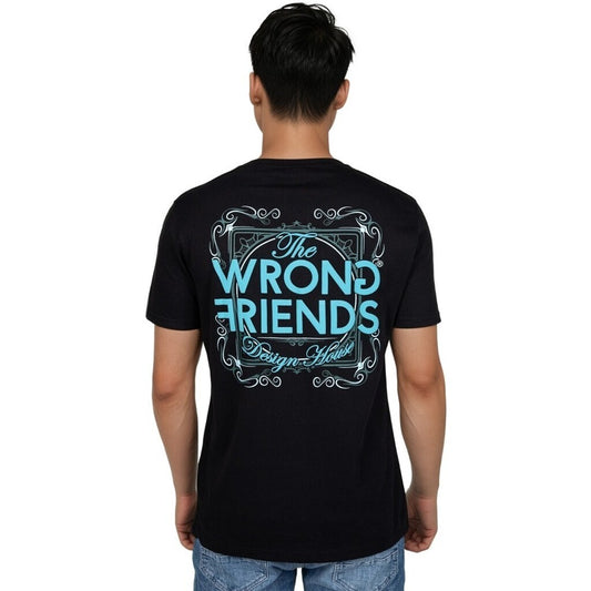 WRONG FRIENDS VARNA T-SHIRT T-SHIRTS BLACK