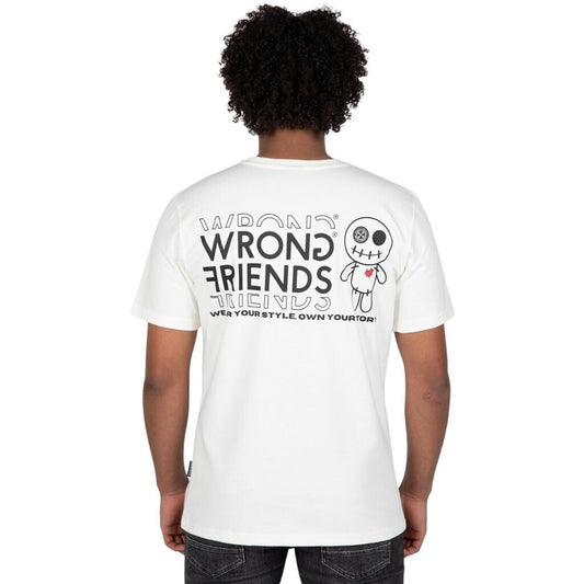 WRONG FRIENDS VICHY T-SHIRT T-SHIRTS COCONUT WHITE