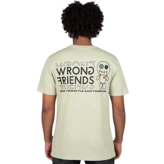 WRONG FRIENDS VICHY T-SHIRT T-SHIRTS LIGHT GREEN