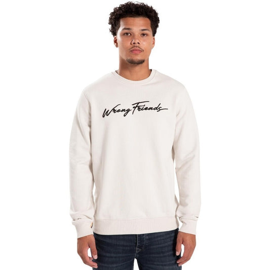 WRONG FRIENDS VIGO SWEATER SWEATERS LIGHT GREY